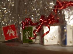 Cubes with Numbers, Advent Calendar, christmas decoration