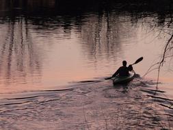 pink Kayak Paddle