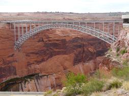 Glen Canyon Bridge - A bridge across the Colorado River, located at the Glen Canyon Dam