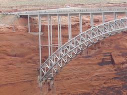 Glen Canyon Bridge at red rock, usa, arizona
