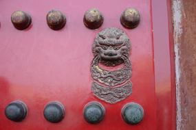 China Door Lion