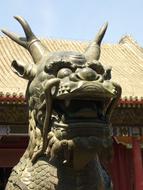 China Dragon Mythical statue