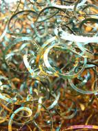 pile of colorful Metal Chips