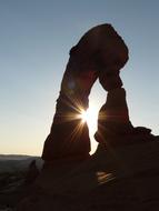 delicate arch in National Park, USA