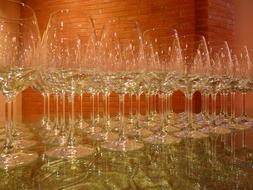clear Glasses for wine