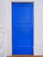perfect Door Blue Wood