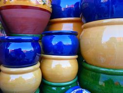 color Ceramic Pots