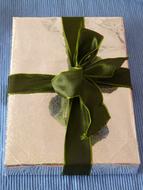 Gift Birthday green bow