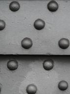 Metal Iron Rivet grey