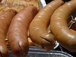 grilled meat sausages