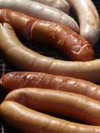 closeup photo of Red Sausages