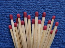 Matches Fire Burn red