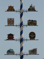 Maypole Bavaria May sign
