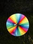 colorful Pinwheel in the wind