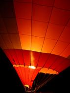 Balloon Hot Air red