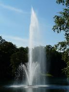 tall Fountain in park