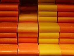 Soap Colorful yellow orange