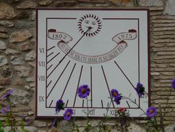 Sundial Sun Time drawing