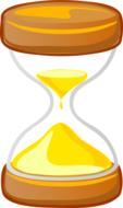 hourglass sand drawing