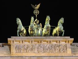 Brandenburg Gate Berlin statue