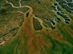 Ganges Aerial View