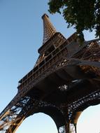 Eiffel tower from bottom view, France