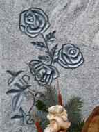 ravishing Roses Tombstone Stone