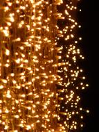 LED lamps on the Christmas garland