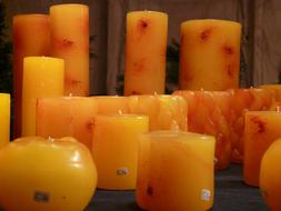 various Wax Candles for Sale