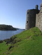 Scotland Castle Ruin green