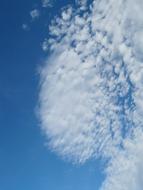 cirrocumulus Clouds at Blue sky