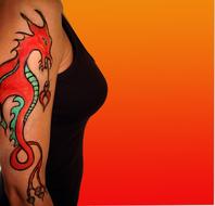 red Dragon as a Tattoo