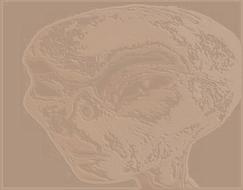 stone alien polished drawing