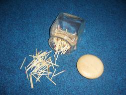 Matches Wood and Glass