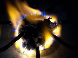 Burner Fire orange