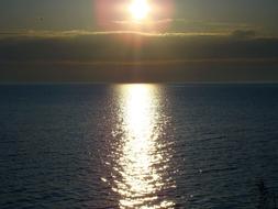 Lake Water Light sun