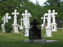 Graves Headstones Death white