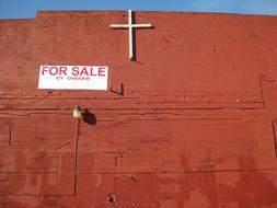 Cross Wall sign for sale