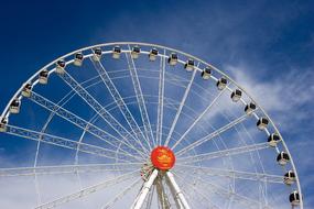 Ferris Wheel Park and blue sky