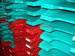 File Drop Boxes green and red