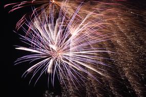 nice Fireworks Bonfire