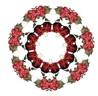 flower wreath flowers drawing