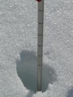 measurement of snow depth