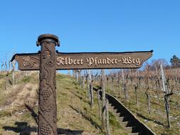 vineyard signpost