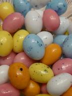 Easter Eggs Sugar colors