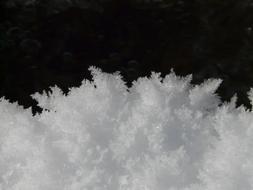 Eiskristalle Snow Crystals white