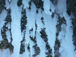 Ice Formations Cave snow