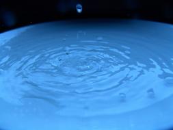 ravishing Drop Of Water Blue