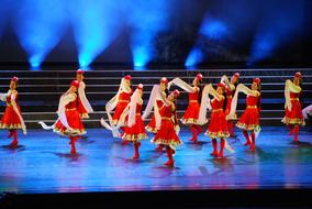 Dancers Tibetan people