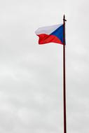 Banner Blue red white Czech flag
